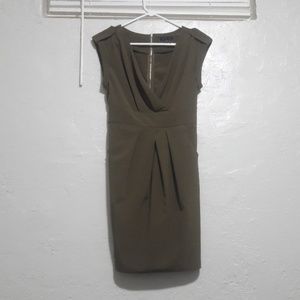 Green dress with pockets